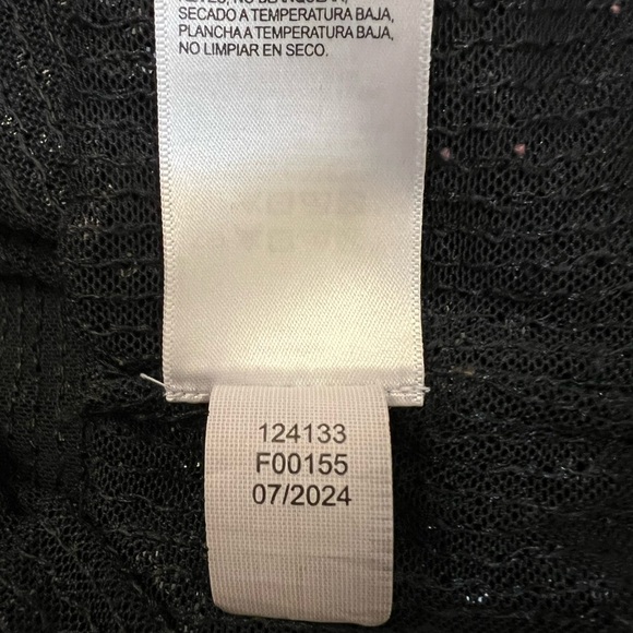 Lucky Brand Black Sequin Sheer Blouse size L EUC - Picture 11 of 11